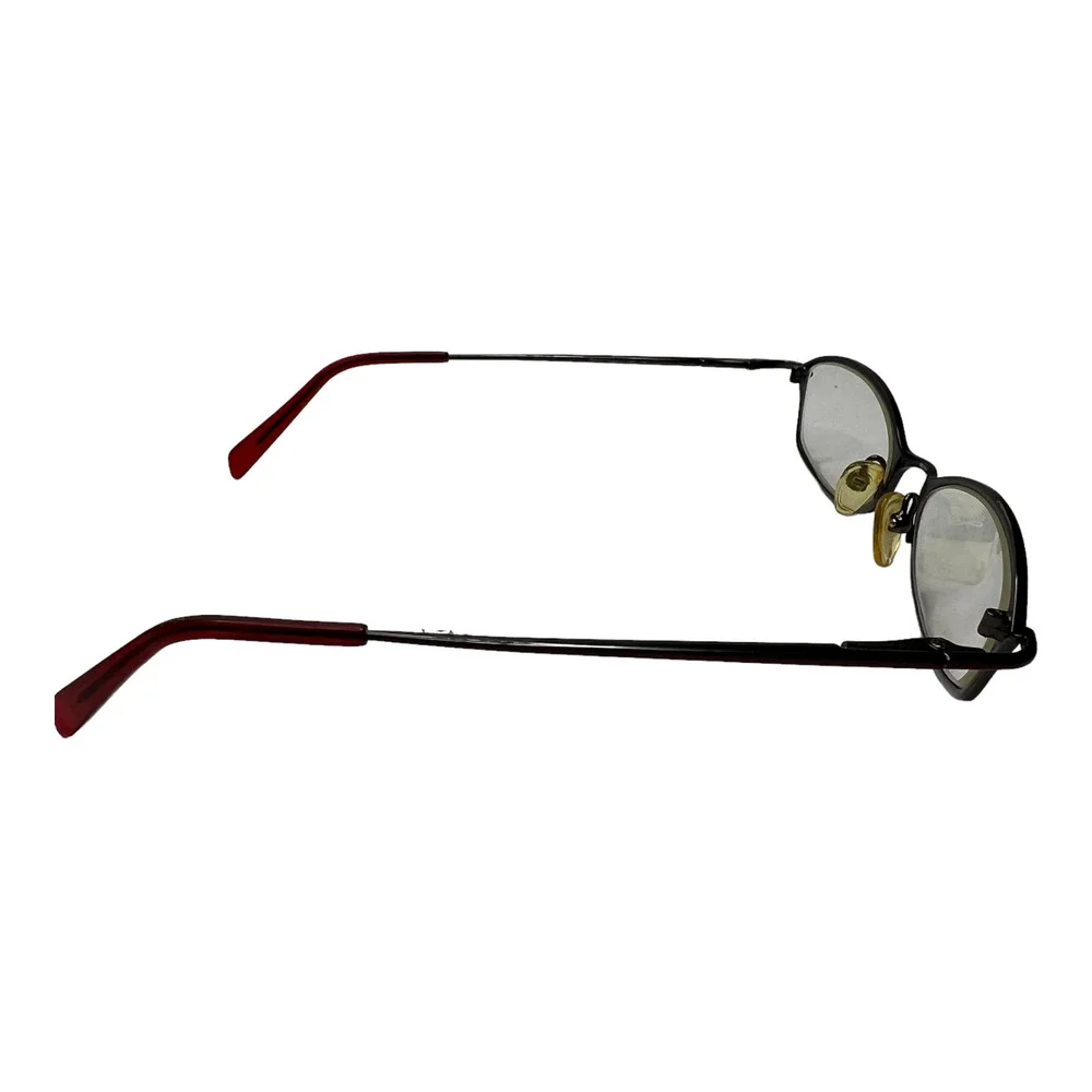 SCOTT HARRIS EUROPA 107 Black/Red Eyeglasses Frame 48-17-140‎ H3260